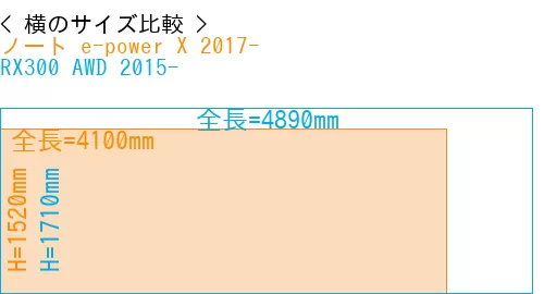 #ノート e-power X 2017- + RX300 AWD 2015-